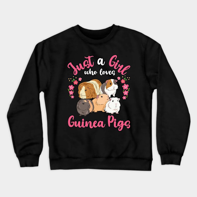 Guinea Pig Cavy Guinea Pig Lover Crewneck Sweatshirt by CreativeGiftShop